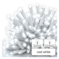 Profi LED spojovací řetěz blikající bílý – rampouchy, 3 m, venkovní, studená bílá