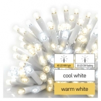 Profi LED spojovací řetěz blikající bílý – rampouchy, 3 m, venkovní, teplá/studená bílá