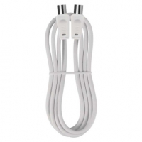 Anténní koaxiální kabel stíněný 1,25m – rovné vidlice