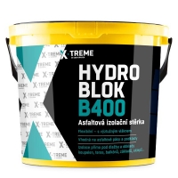 Asfaltová izolační stěrka HYDRO BLOK B400 5 kg kbelík