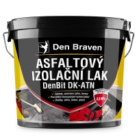 Asfaltový izolační lak DenBit DK-ATN 4,5 kg vědro