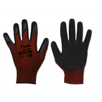 ochranné rukavice č.10 červené