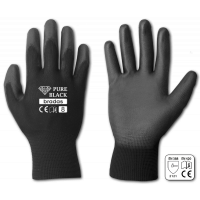 ochranné rukavice č.10 černé