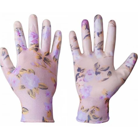ochranné rukavice č.6 flowers